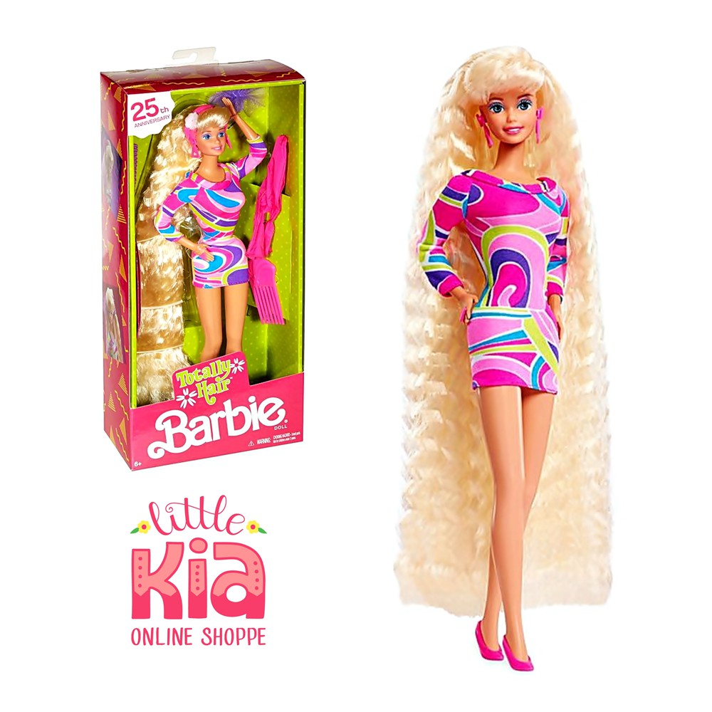 Barbie Totally Hair 25th Anniversary Doll | Shopee Philippines