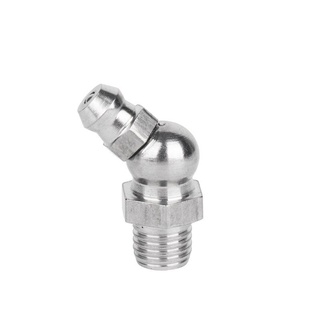 10pcs M6 M8 M10 M12 M14 M16 Metric Male Thread 304 Stainless Steel Straight Elbow Hydraulic Grease Zerk Fitting #3