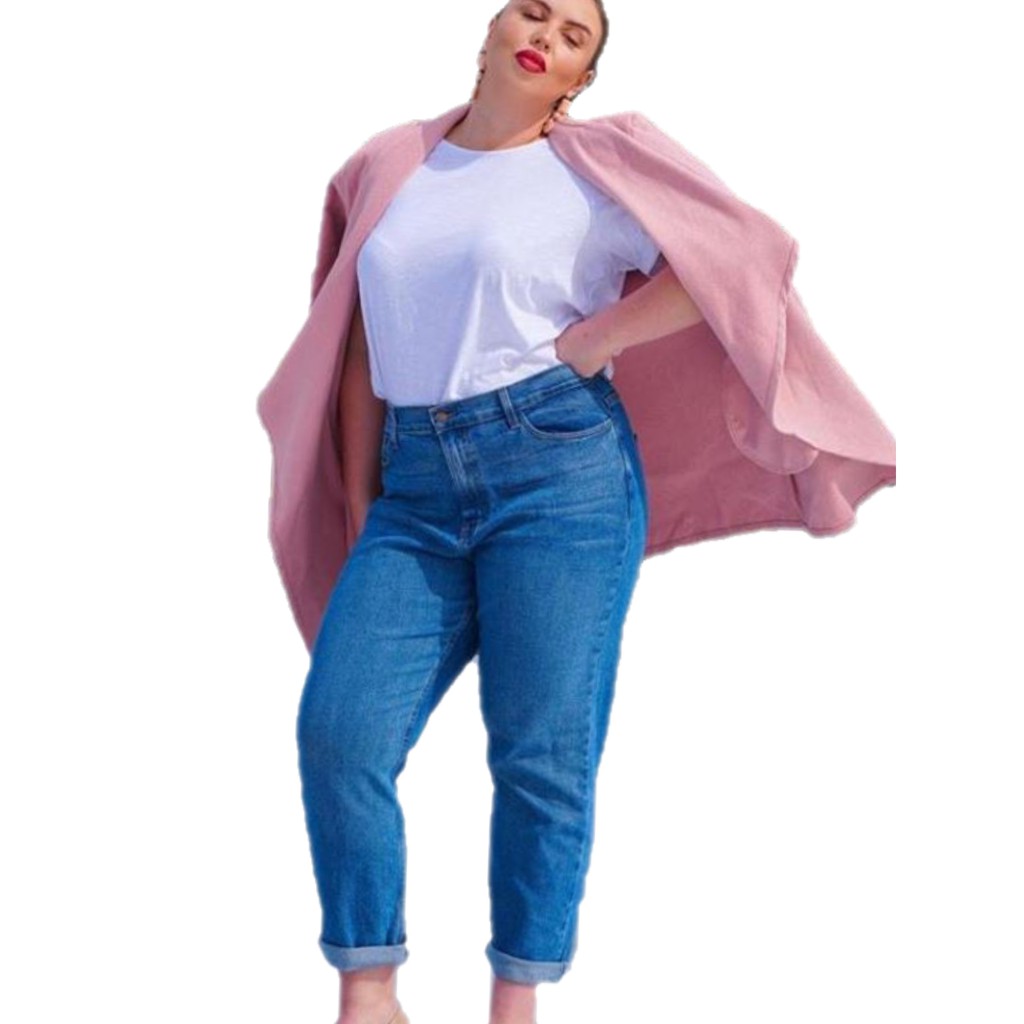 plus size mom jean