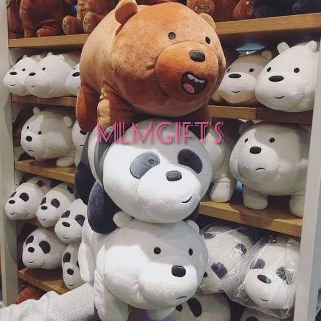 miniso we bare bears stuffed toy