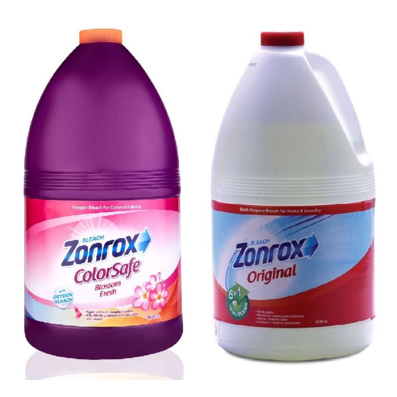 Zonrox Bleach Original (3785ml) 1 Gallon, Color Safe Gallon (3600ml