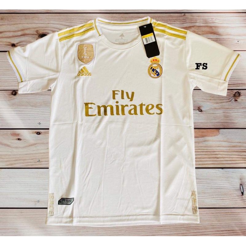 fly emirates jersey white and gold