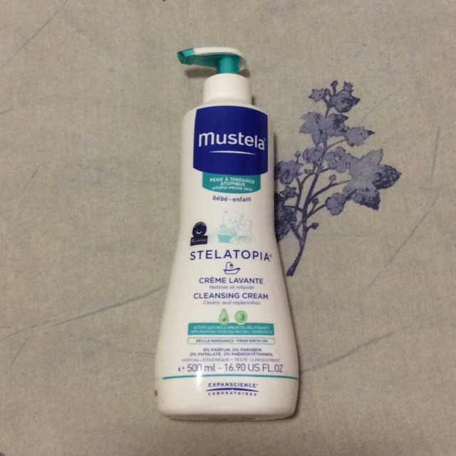 mustela stelatopia creme lavante cleansing cream