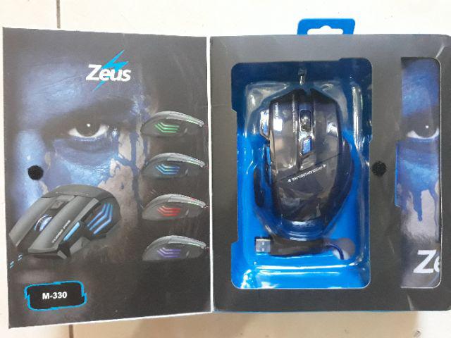 Zeus M330 High Speed Gaming Mouse with Mouse Pad | Shopee Philippines