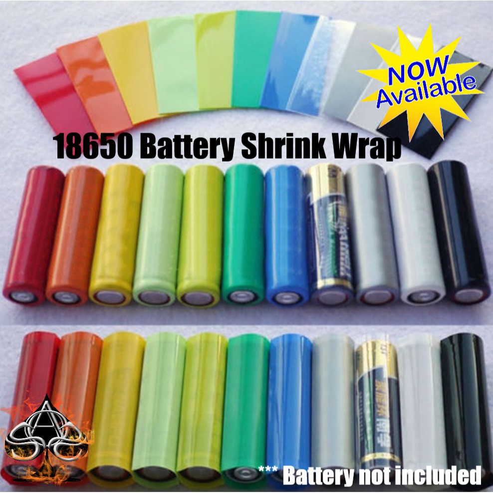 18650 20700 21700 BATTERY SHRINKABLE WRAP PLAIN Shopee Philippines