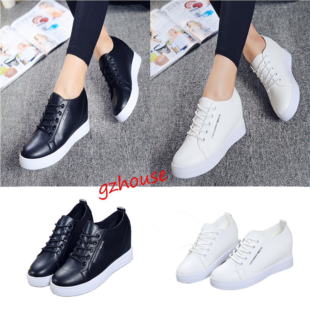hidden wedge platform sneakers