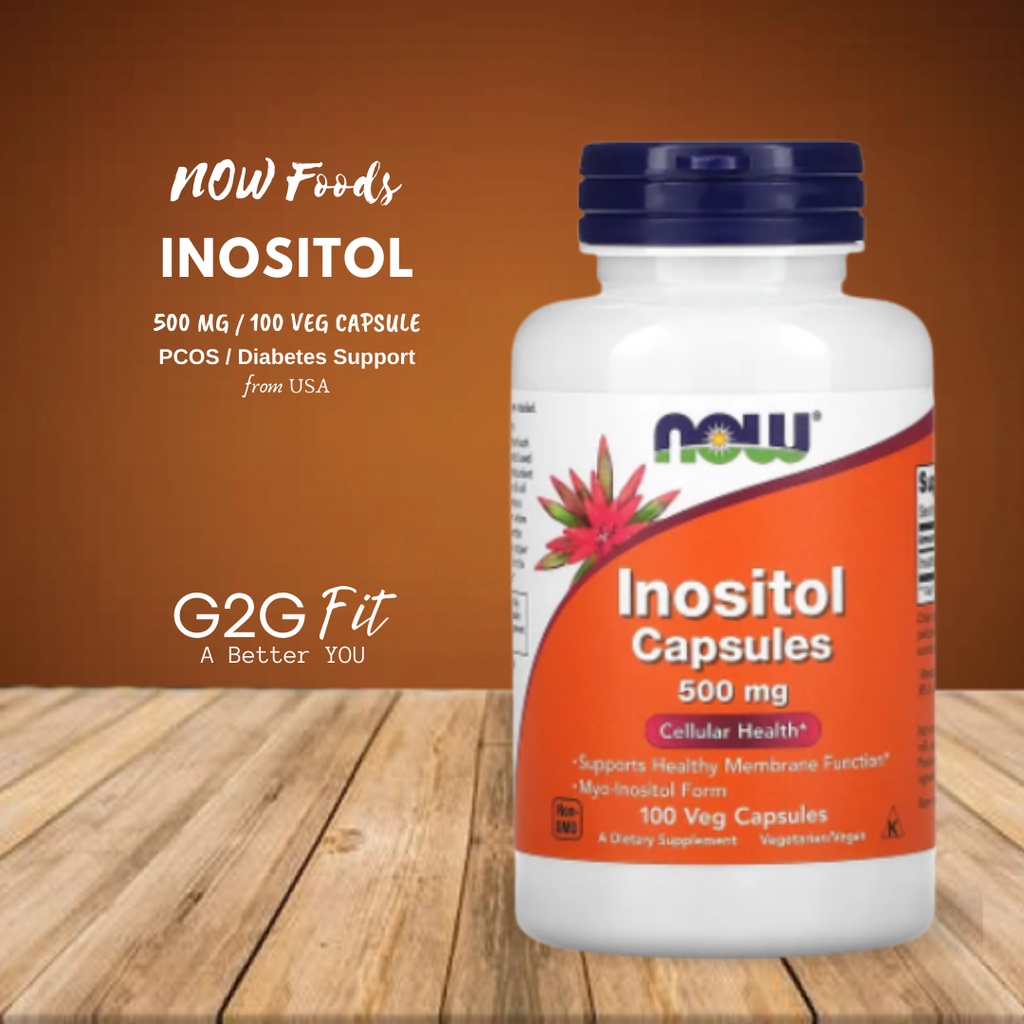 Inositol 500mg MyoInositol capsule; Fertility PCOS; Diabetes; Mood Supplement Shopee Philippines
