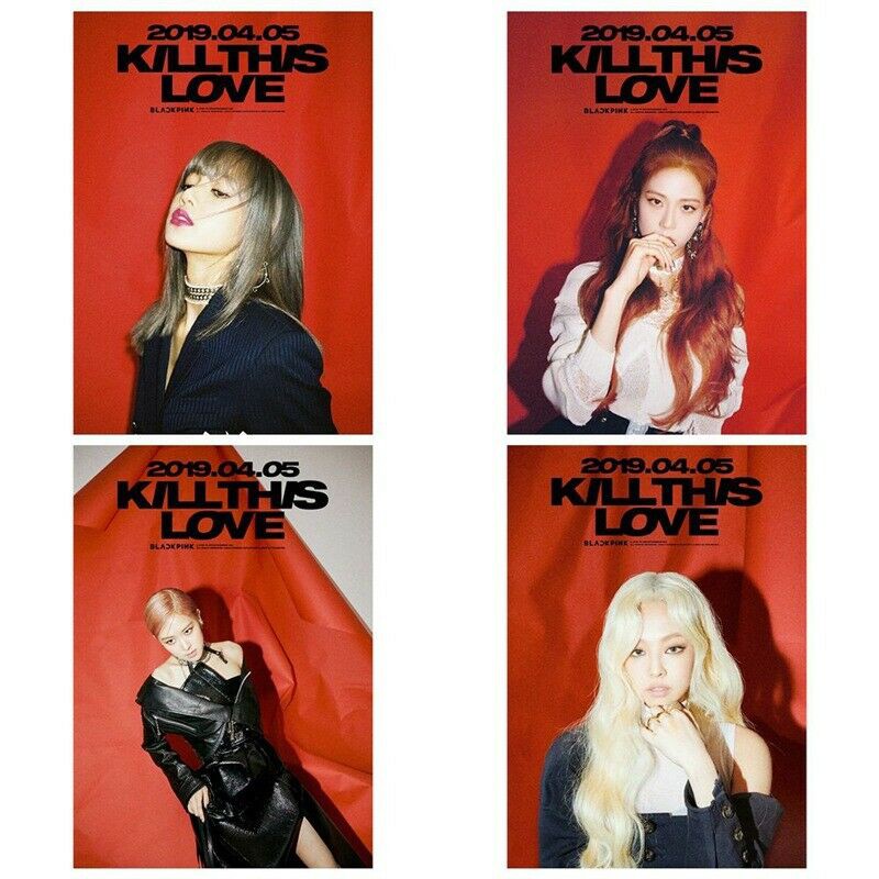 Fashion Blackpink Poster Hanging Painting Kill This Love Lisa Jennie