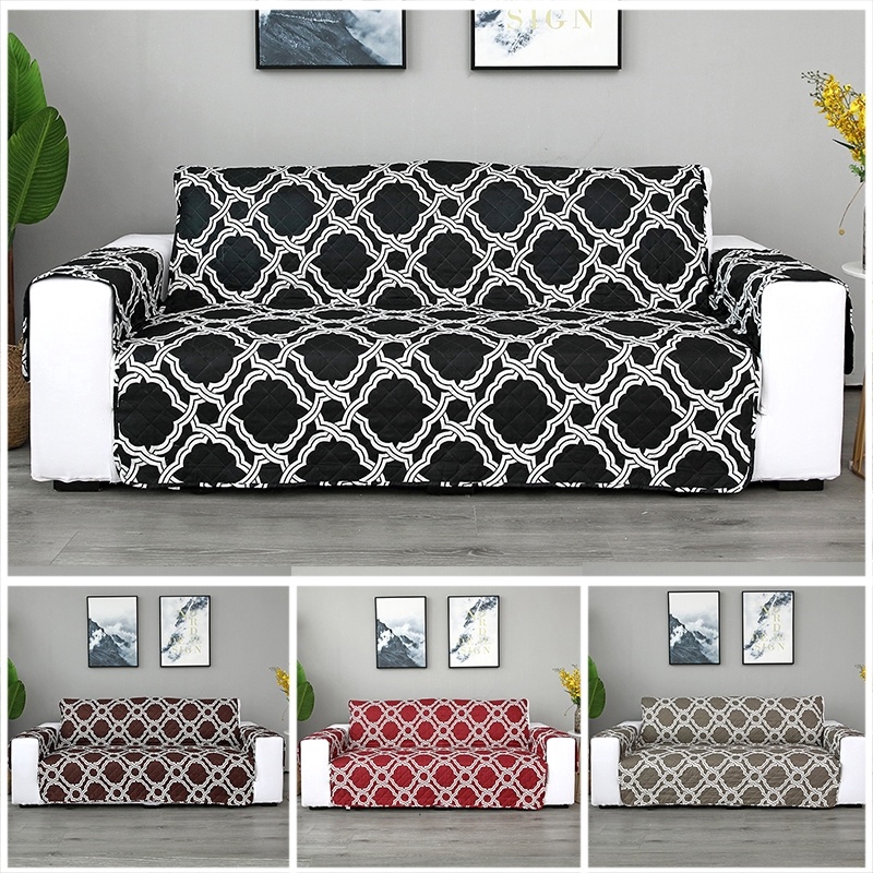 Plaid Printing Sofa Cover Recliner Cover Washable Removable Towel Couch Covers Slipcovers Dog Pets Single Two Three Seat Shopee Philippines