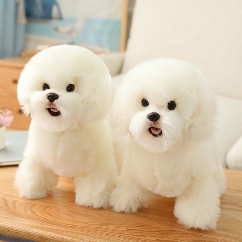 Simulation Maltese Dog Plush Toy Stuffed Animal Realistic Schnauzer Bichon  Frise Toy for Luxury Home Decor Pet Gift | Shopee Philippines