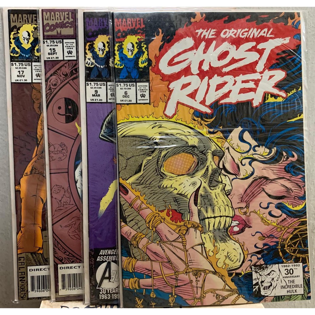 Marvel Comics: 1992 - The Original Ghost Rider #2, 3, 6, 9, 15, 17, 18, 19  | Shopee Philippines