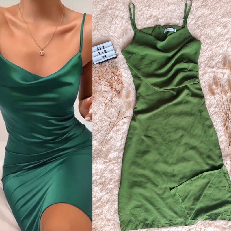 emerald sexy dress