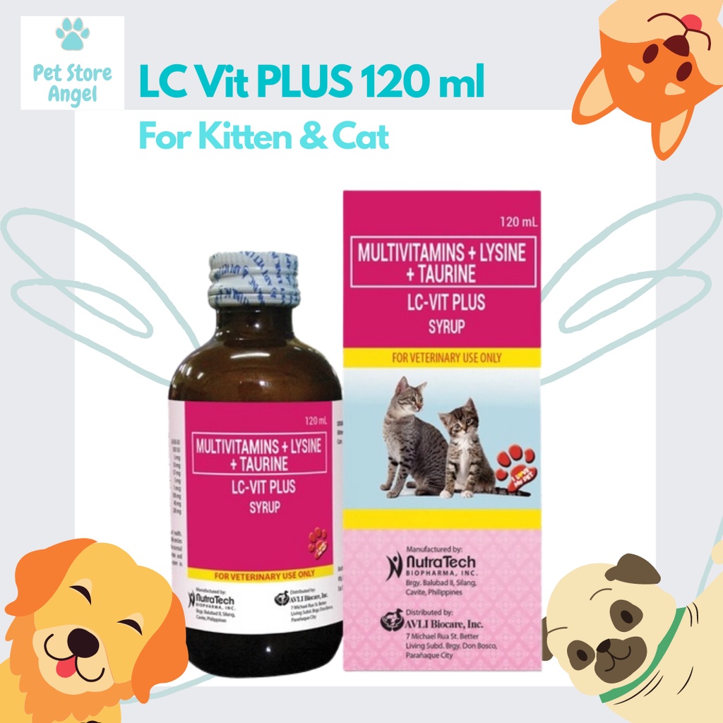 LC Vit Plus For Kitten & Cat 120ml Multivitamins for Cats Pampagana ...