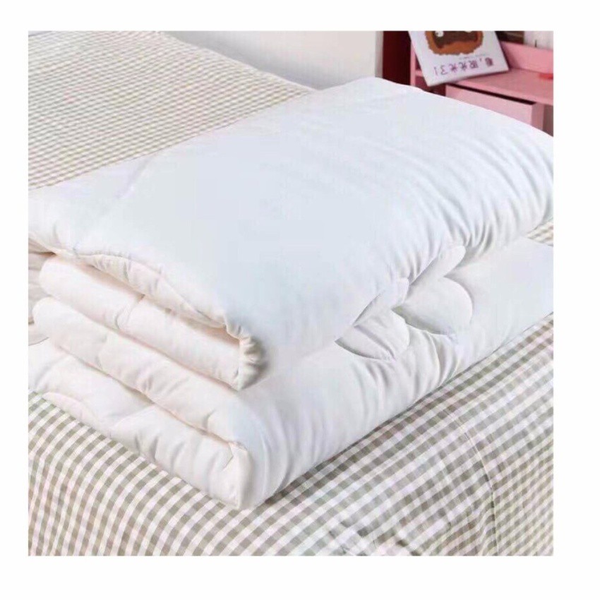 Dava Home Bedding Fiber Fill Comforter White Quilt Duvet Insert