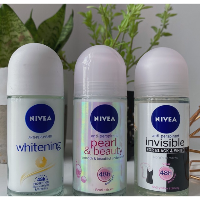 Opmerkelijk complicaties licht Nivea Deodorant for women (whitening, pearl and beauty & invisible white  and black) | Shopee Philippines