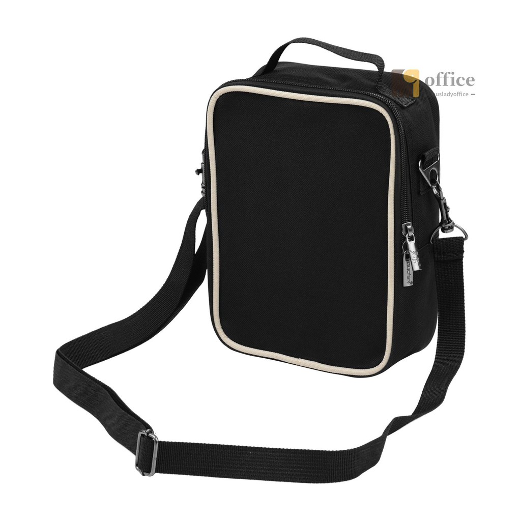 Deoukana Kalimba Bag Portable Kalimba Mbira Storage Crossbody Bag Detachable Shoulder Strap for 17/15/10 Keys Thumb Piano Black 