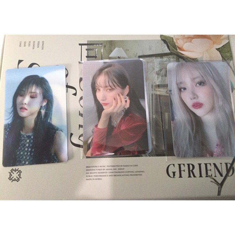 Gfriend Song Of The Sirens Sowon Yerin Yuju Photocards Shopee Philippines