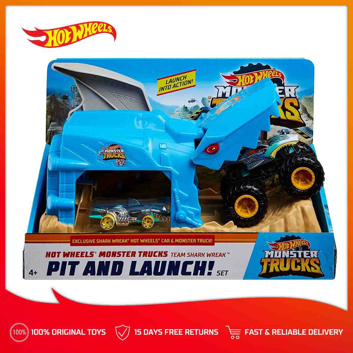 hot wheels set with shark