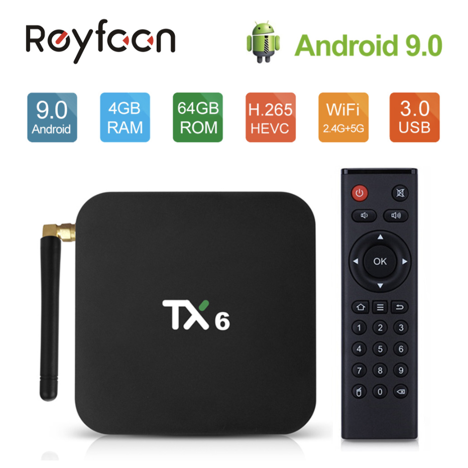 Android 9.0 TV Box 【4GB RAM+32GB ROM】 Android TV Box, Dual-WiFi 2.4GHz /  5GHz H6 Bluetooth Quad Core 64 bits 3D / 4K Full HD / H.265 / USB3.0 Android  Smart TV Box Pendoo - Flipboard