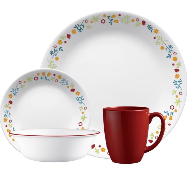 Corelle Livingware Febe 16-pc Dinnerware Set | Shopee Philippines