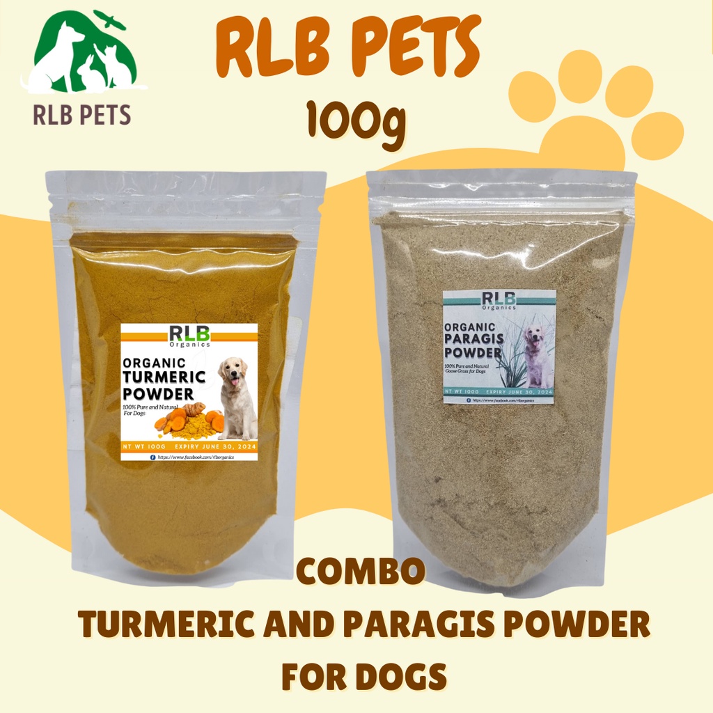 100 grams Turmeric Powder for Dogs and 100 grams Paragis Powder for