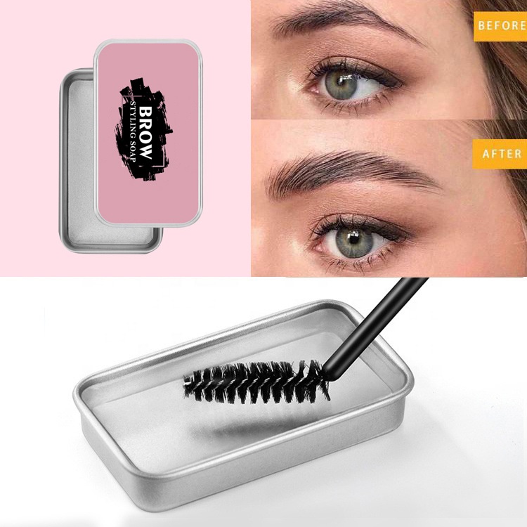 NATBEA Eyebrow Soap Wax With Brush Fluffy Eyebrows Gel Eyebrow Styling