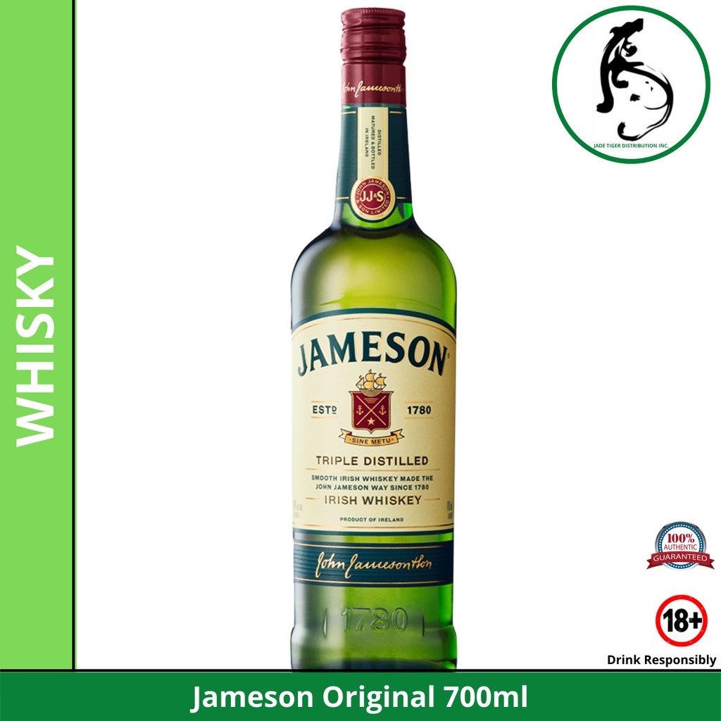 JAMESON Original Irish Whiskey 700ml Shopee Philippines