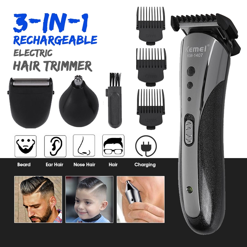 kemei hair clipper shopee