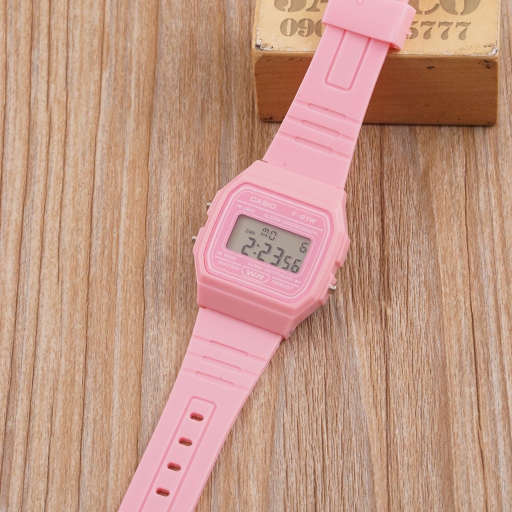 casio f91 pink
