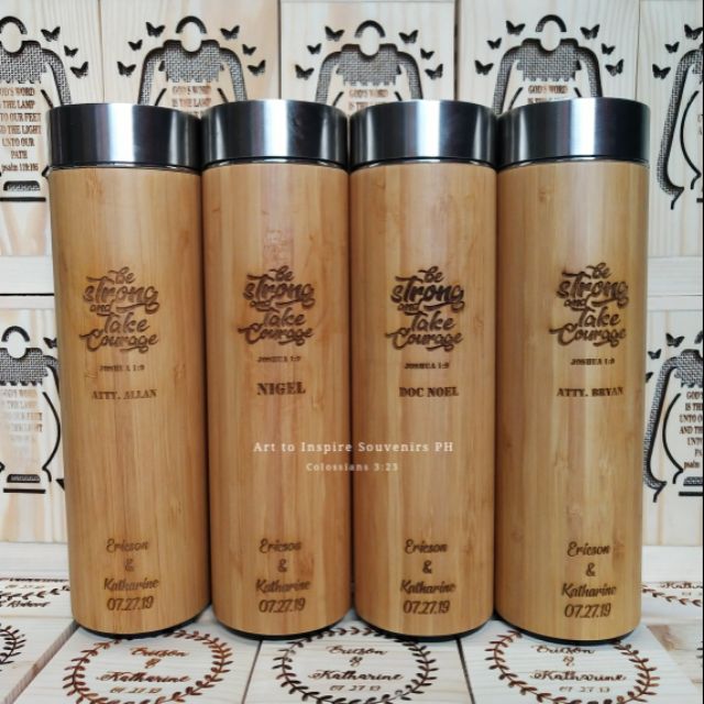 Engraved Bamboo Tumbler | Shopee Philippines