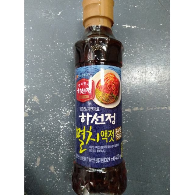 Cheiljedang Korean Fish Sauce 400g Shopee Philippines