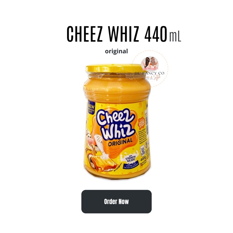 CHEEZ WHIZ ORIGINAL 440g Shopee Philippines
