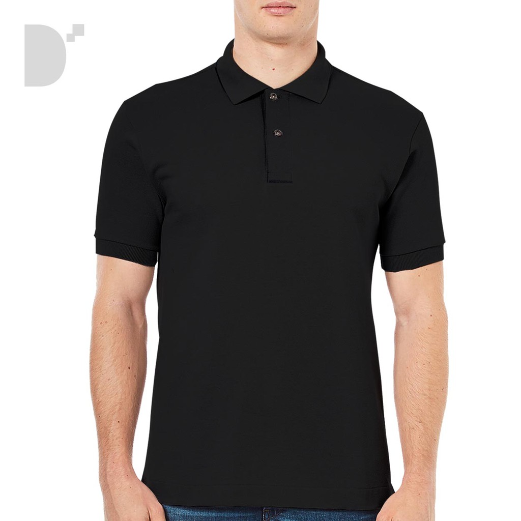 black polo shirt