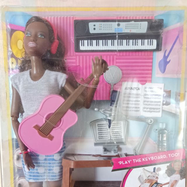 barbie musician doll and playset