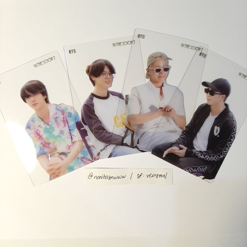 Official BTS In The Soop 2 PVC photocards Shopee Philippines
