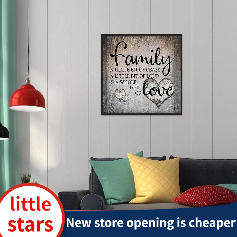 Little Stars Family Full Drill 5D DIY Diamond Painting Cross Stitch Embroidery Mosaic Diamond painting wall decor