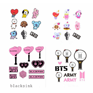 58 63pcs kpop bts stickers bt21 phone luggage scrapbooking shopee philippines