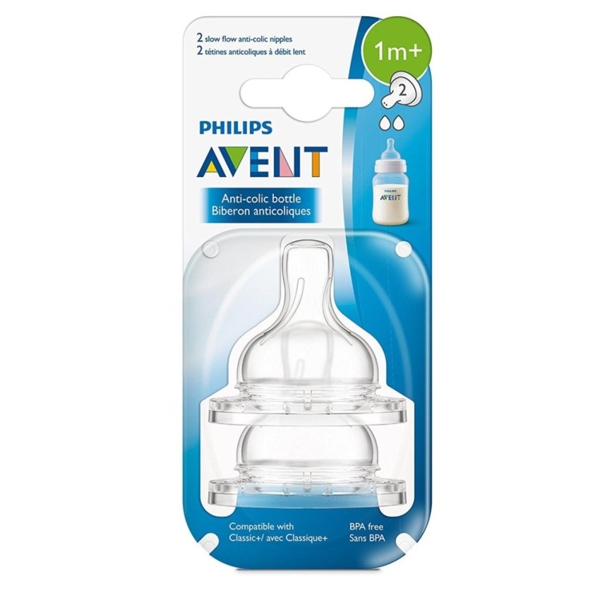 avent slow flow nipples