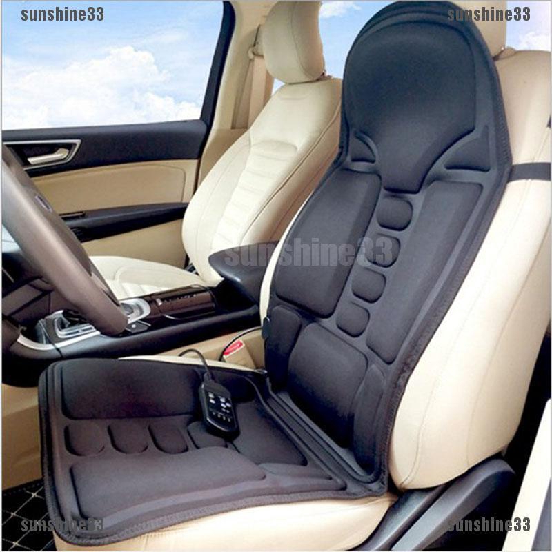 Car Chair Massage Body Heated Seat Cushion Back Neck Pain Massager