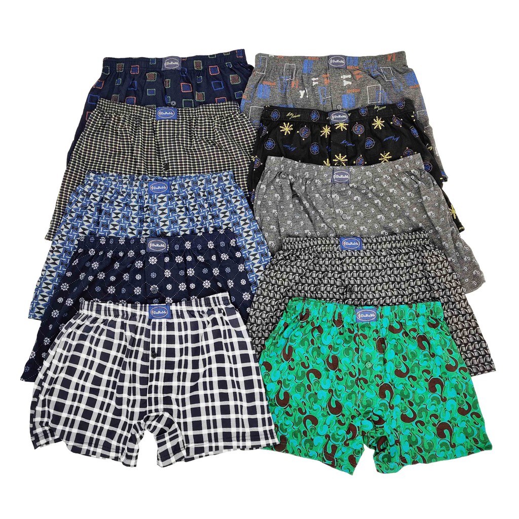 DoReMi Boxer Shorts For Men With Buttons | Shopee Philippines