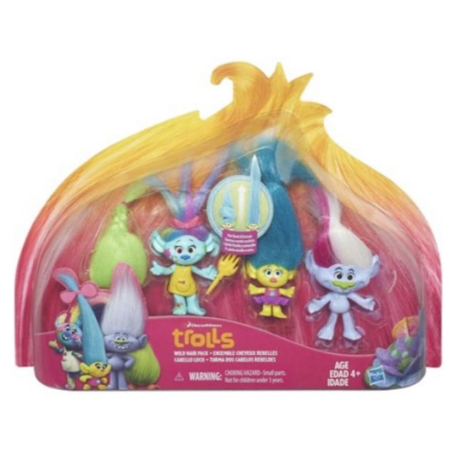 trolls wild hair collection pack