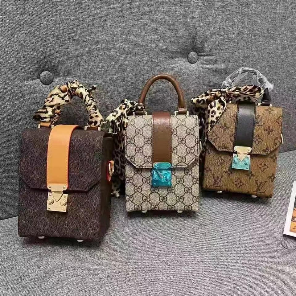 Amy Lu top grade cp sling bag with twilly Shopee Philippines