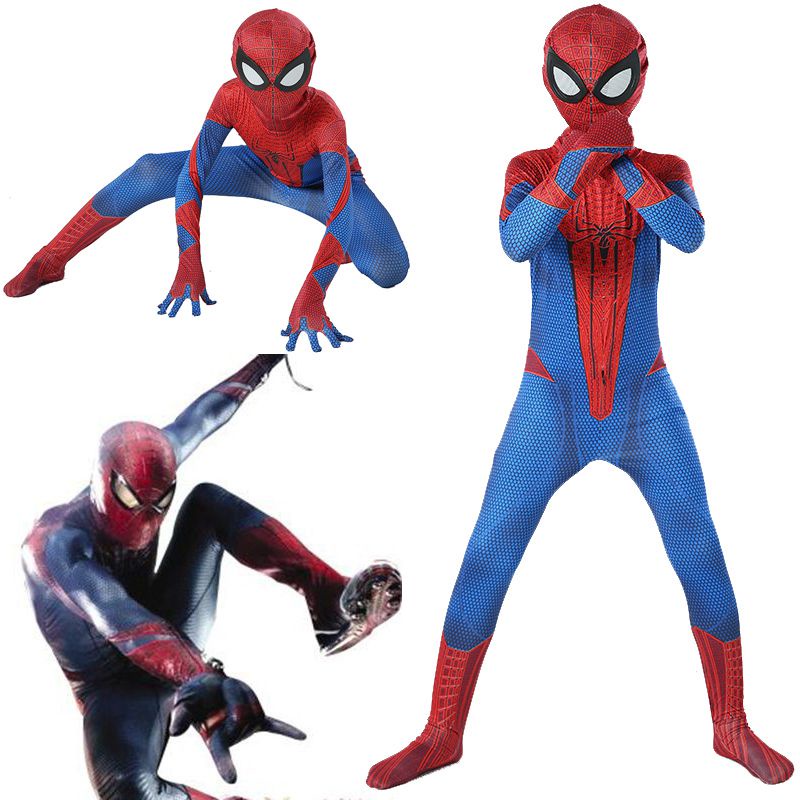 Traje Cosplay Costume Adult Masculino The Amazing Kid Spiderman Jumpsuits  Peter Parker | Shopee Philippines