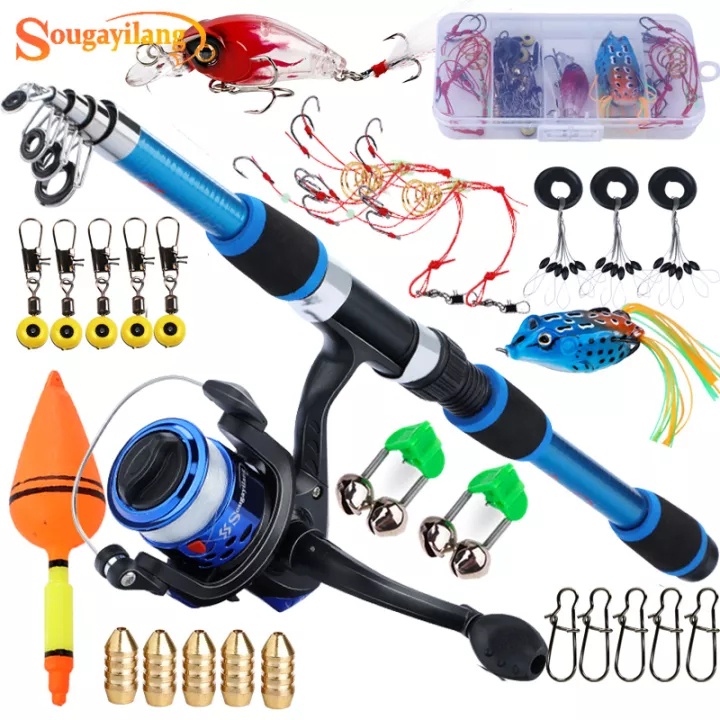 Fishing rod set original fishing rod and reel set fishing rods full set ...