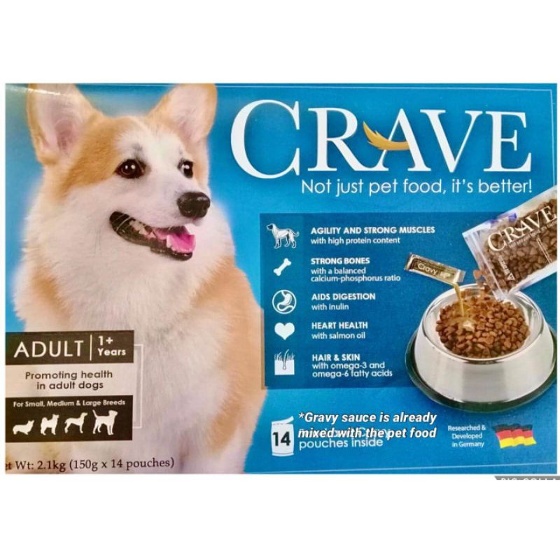 crave dog food nutrition