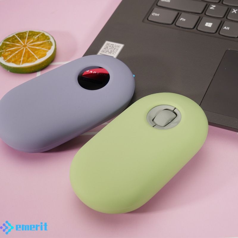 EMERIT Wireless Mouse Ultra Thin Cover Computer Mice Shockproof