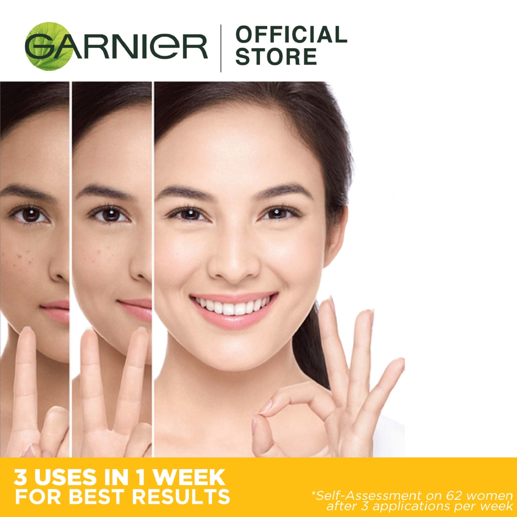 Download Garnier Fresh Mix Serum Face Mask Vitamin C Shot Super Brightening Shopee Philippines PSD Mockup Templates