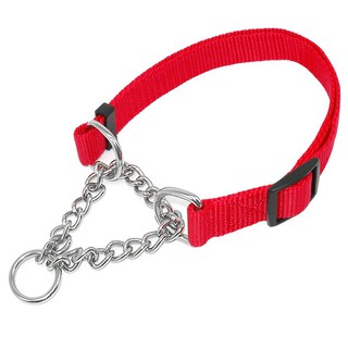dog collar half chain