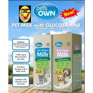 Pets Own Milk for Dogs and Cats 1 Liter