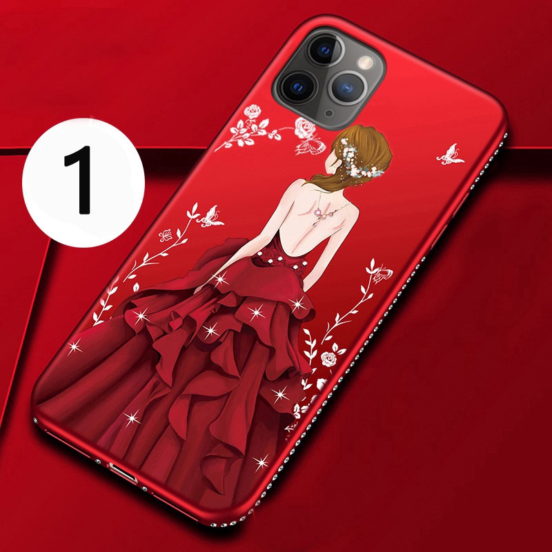 Iphone 11 Iphone 11 Pro Iphone 11 Pro Max Cute Girl Back Figure Case Relief Pattern Phone Cover Shopee Philippines